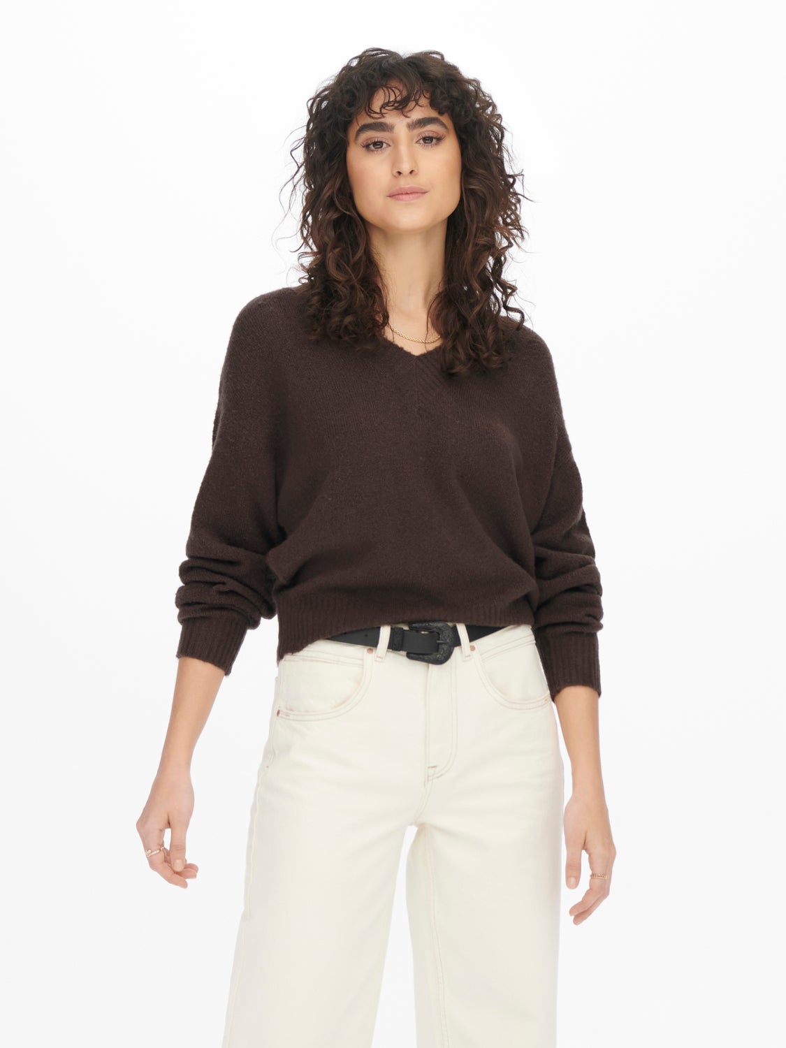 V-neck Knitted Pullover