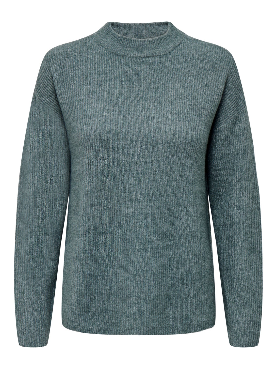 High neck knitted pullover