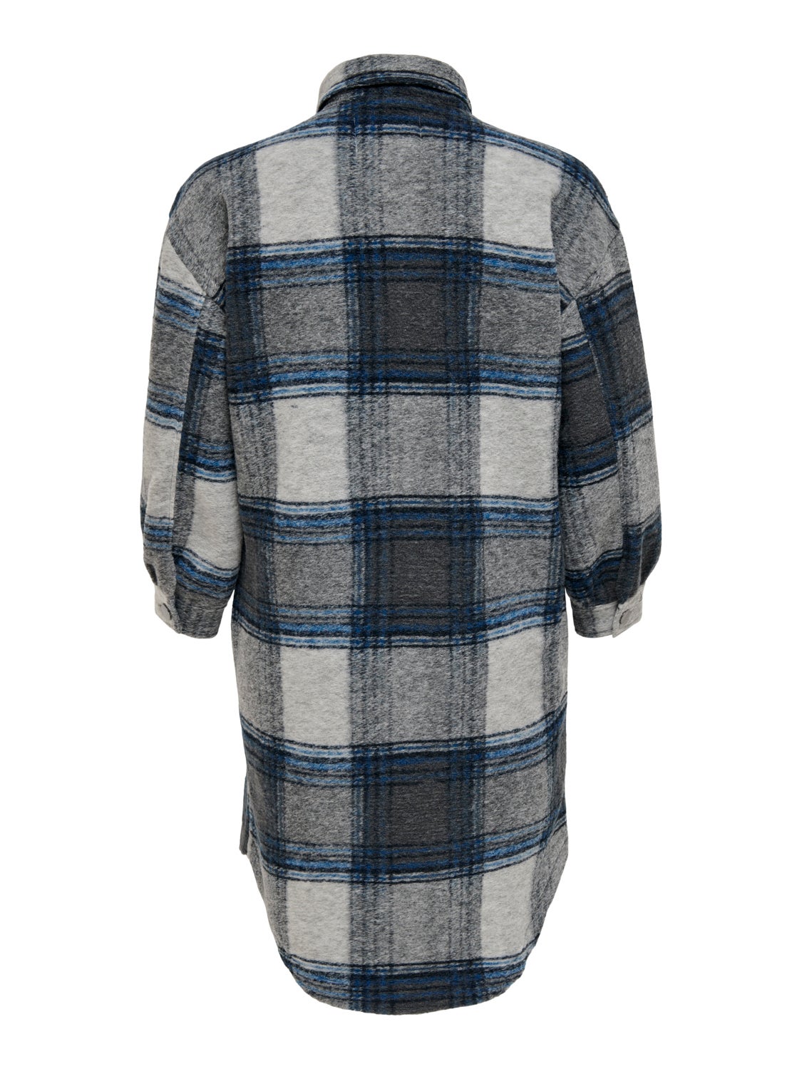 Curvy checked Shacket