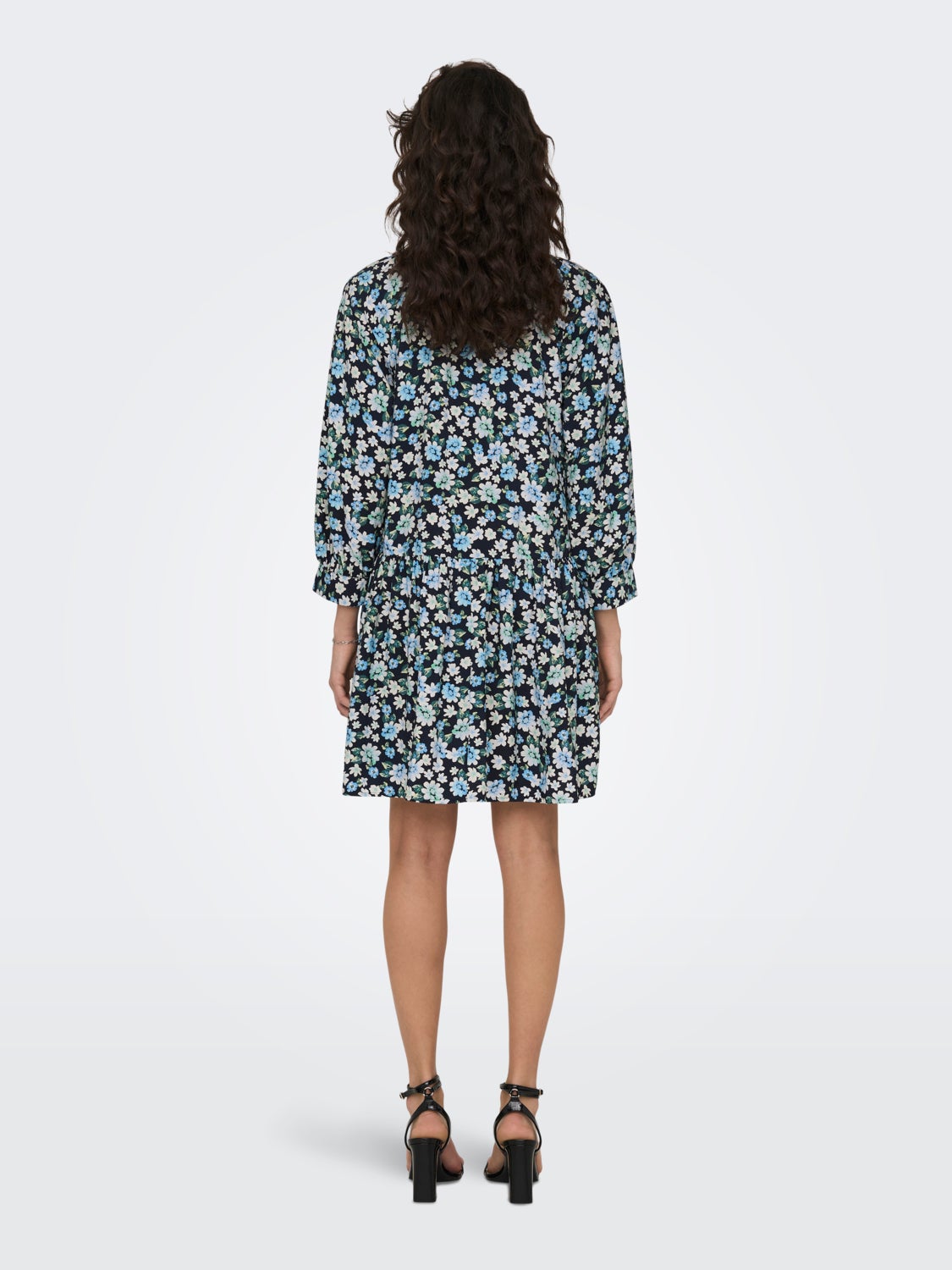 Short Dress with Fold up cuffs