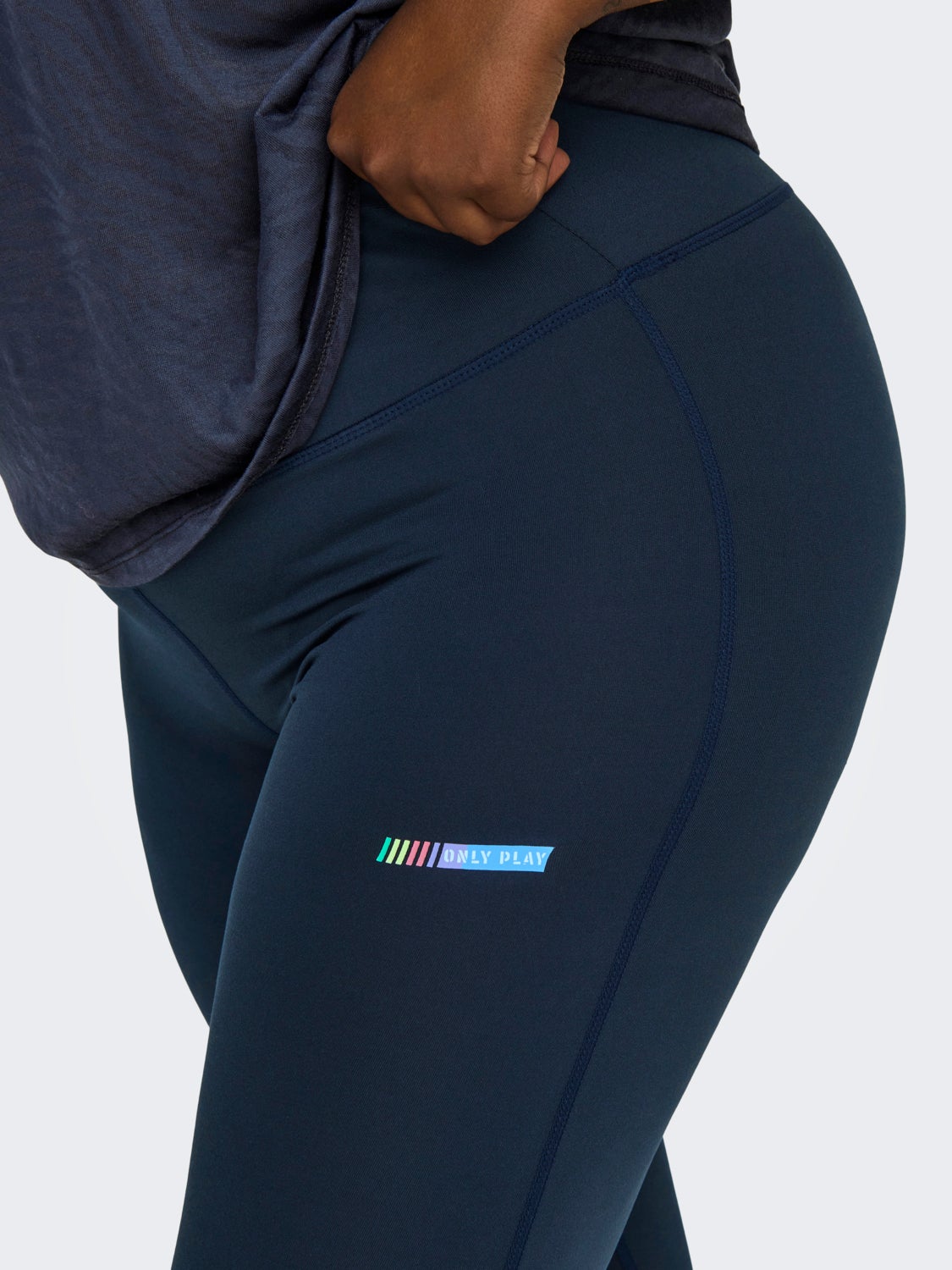 Curvy Sport tights with high waist