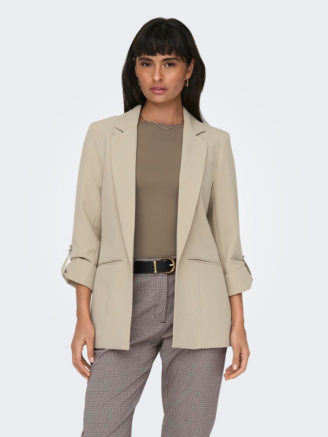 Long 3/4 sleeved blazer