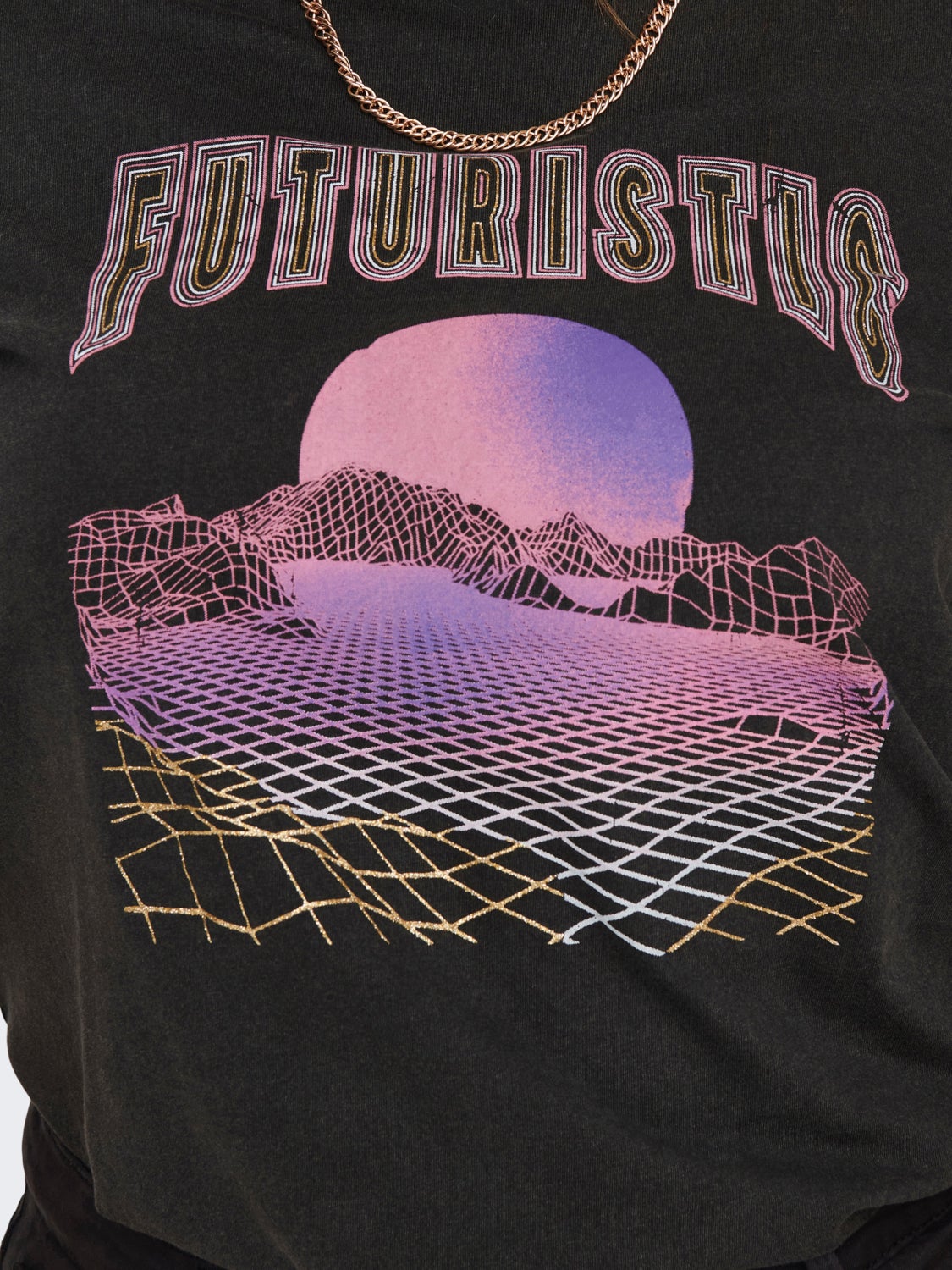 Curvy printed t-shirt