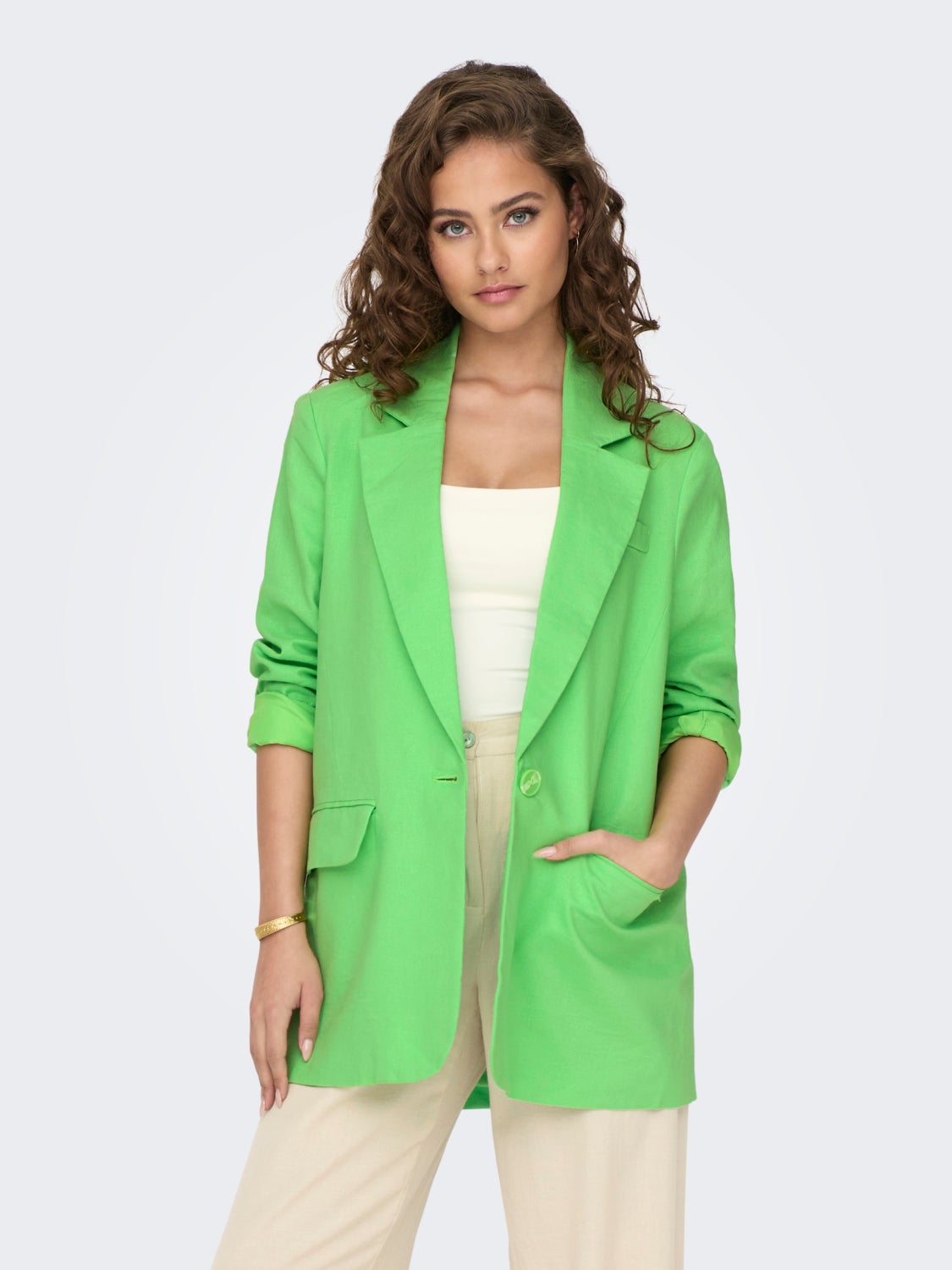 Oversize Fit Reverse Blazer