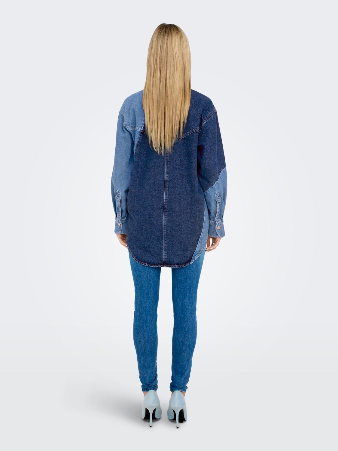 Mix denim shirt