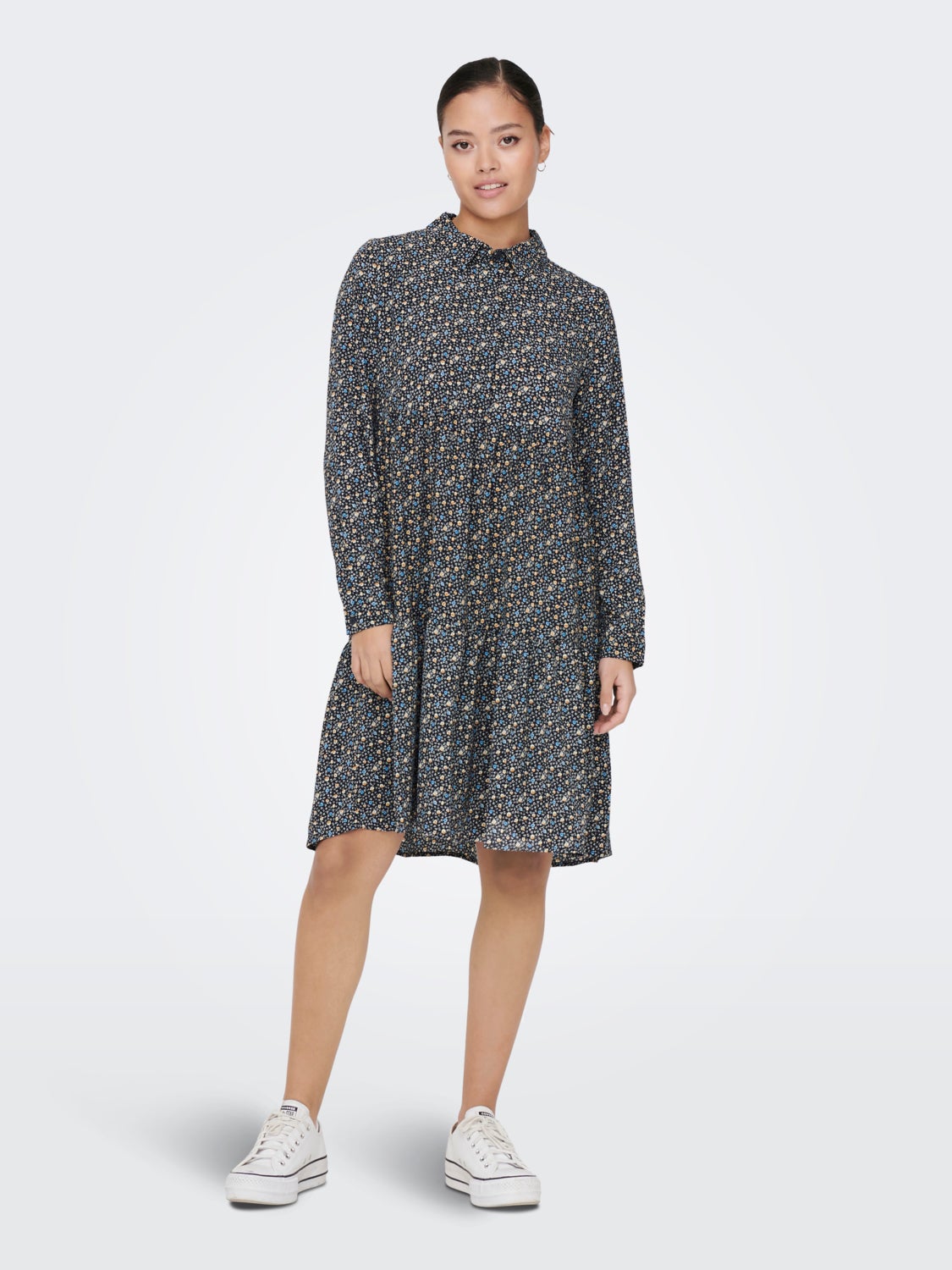 Mini dress with print