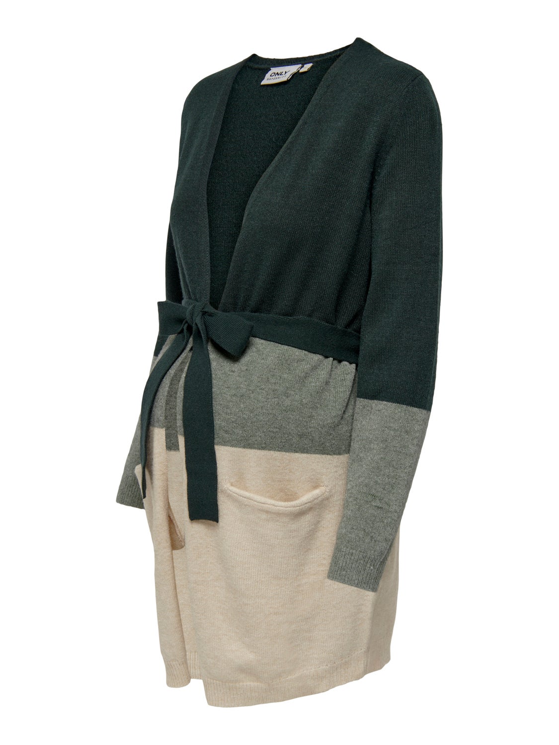 Mama Long Belt Knitted Cardigan