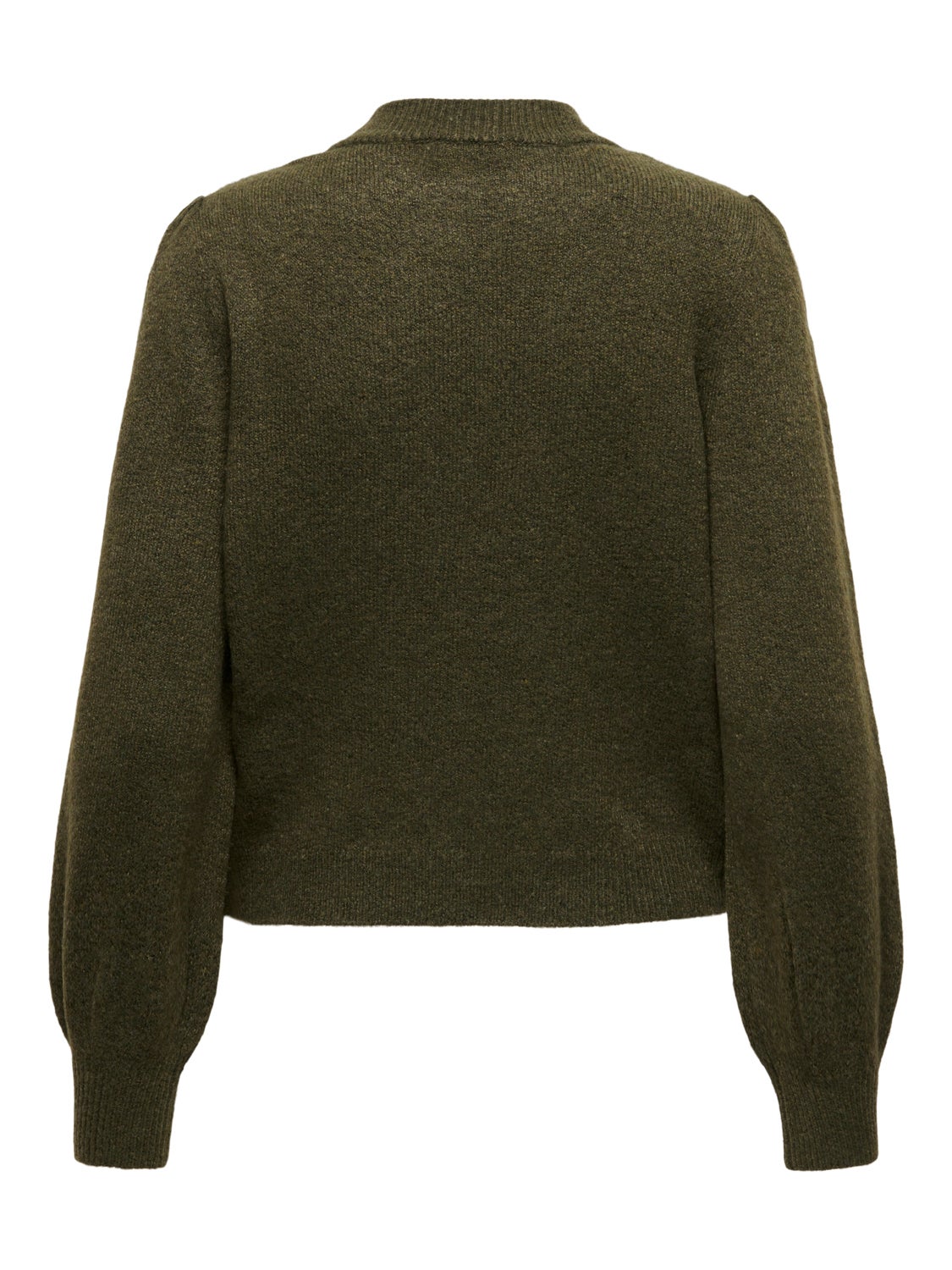 High neck knitted pullover