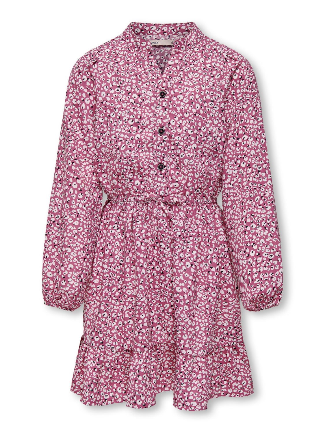 Mini dress with china collar