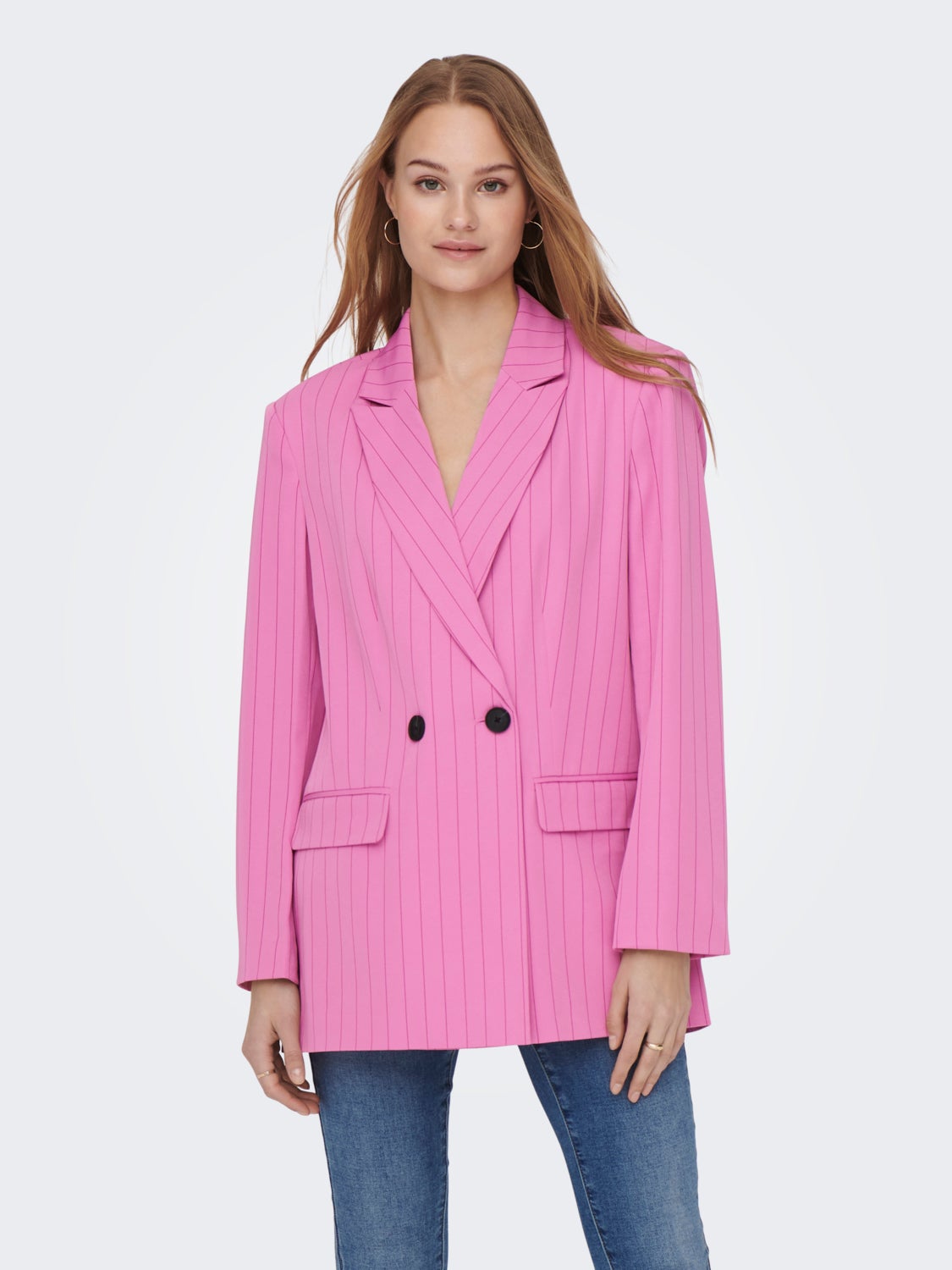 Oversize Fit Reverse Blazer