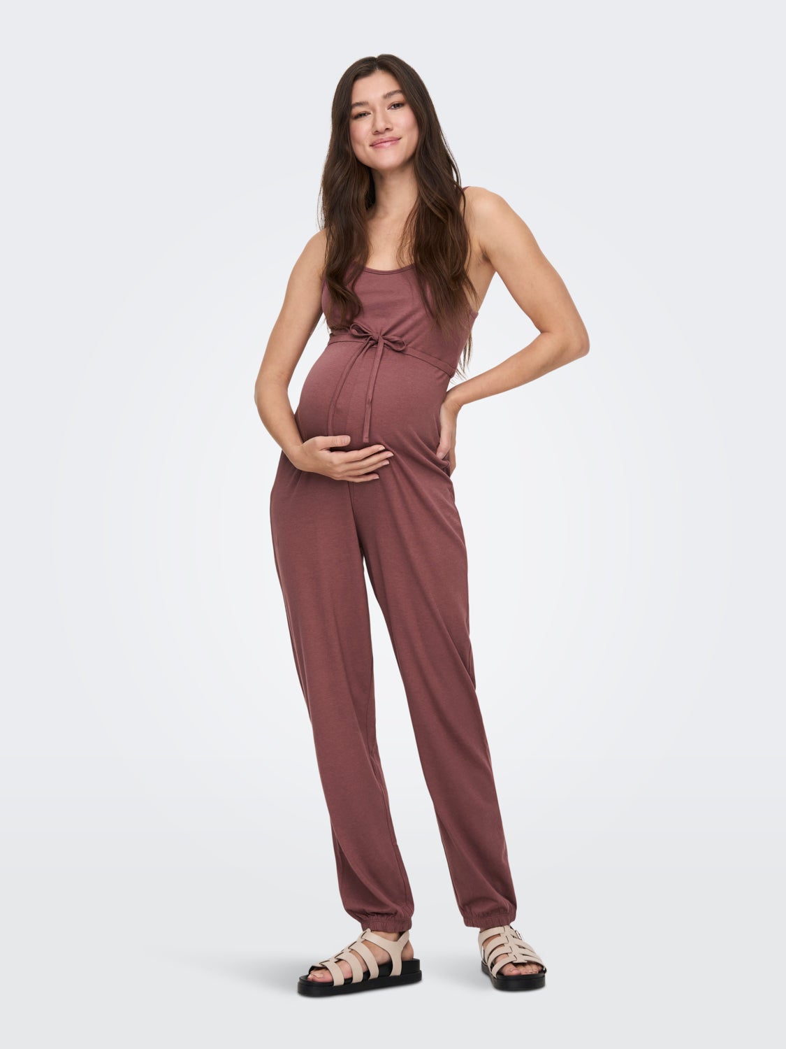 Mama sleeveless jumpsuit