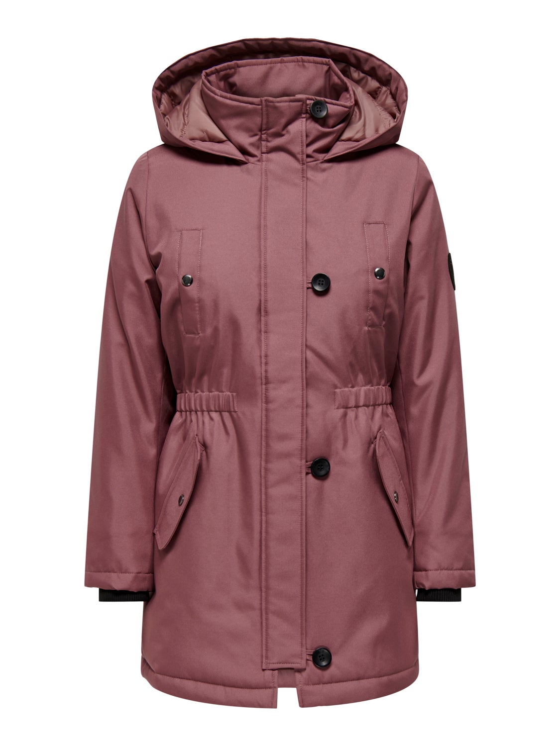 High neck parka