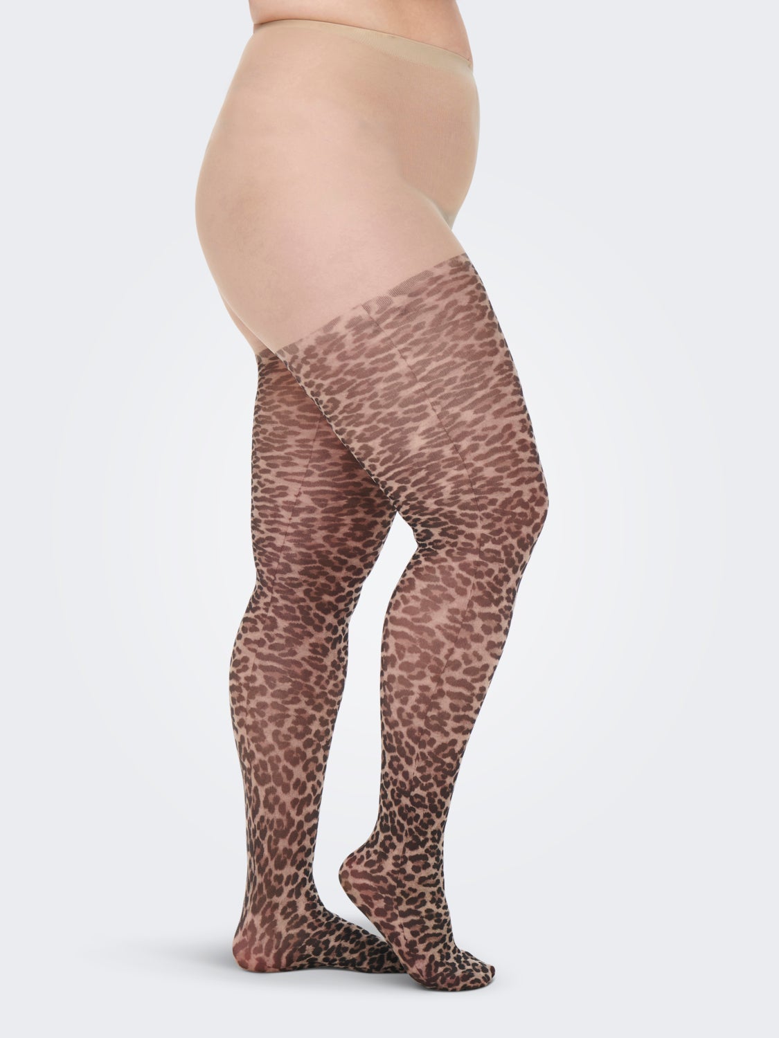 Curvy printed tights