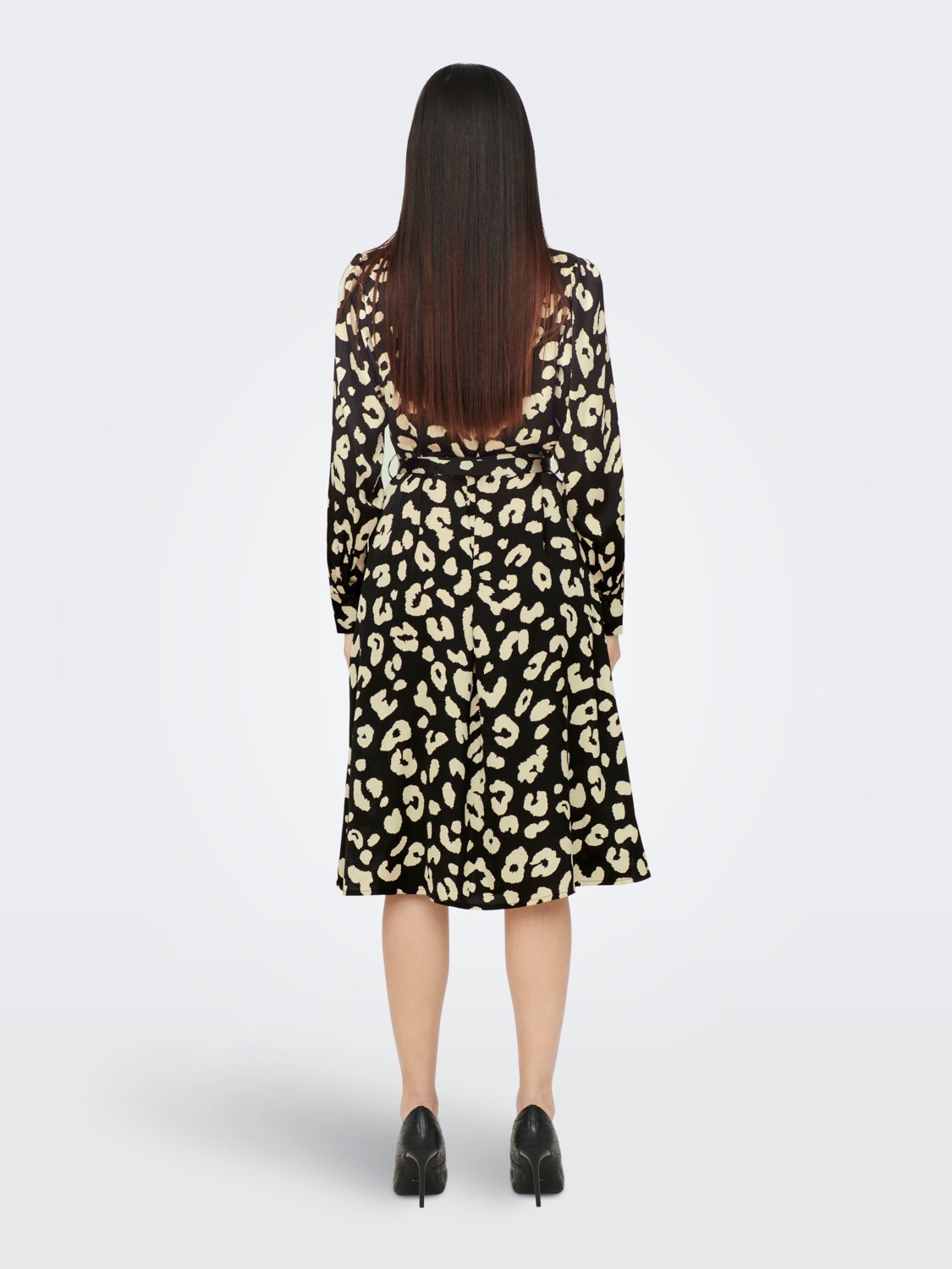 Long sleeved midi Shirt dress