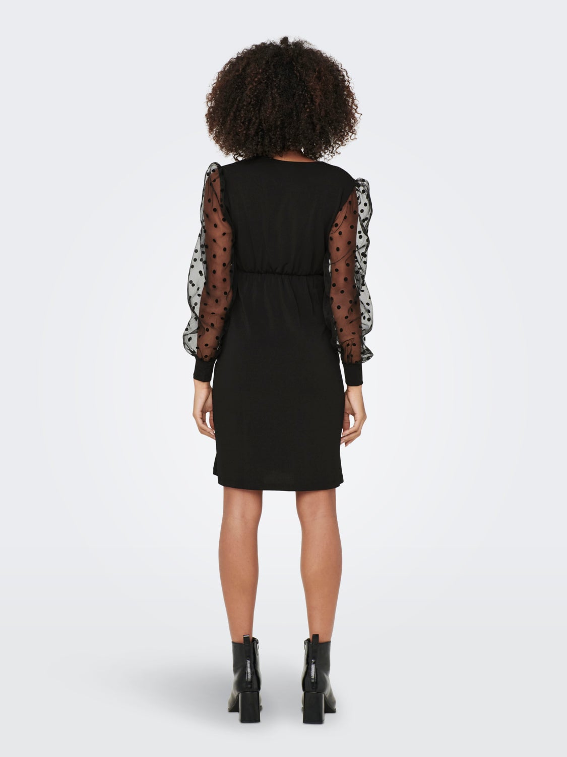 Mama mesh sleeve dress