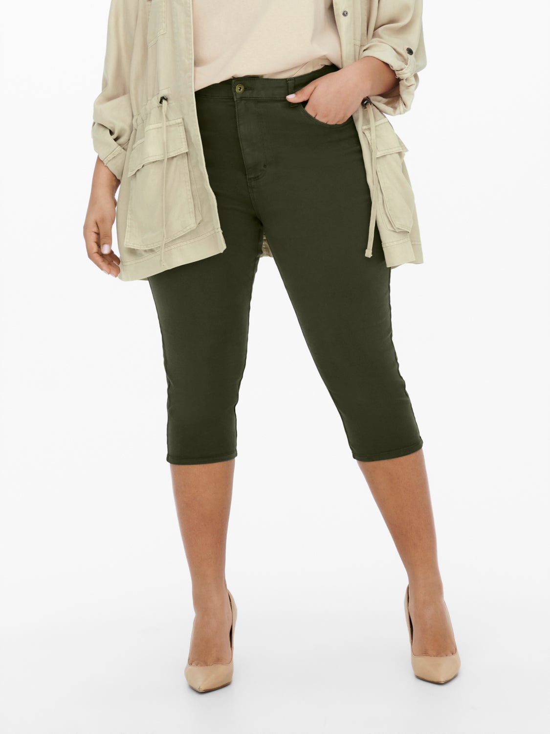 Curvy Highwaisted Denim Knickers