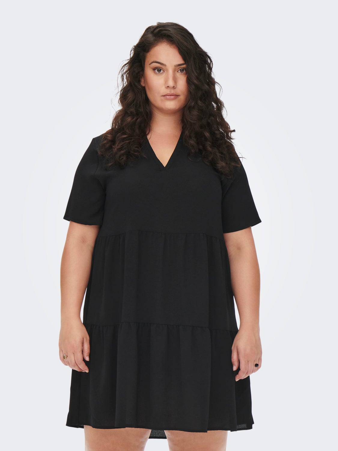 Curvy 2/4 Sleeve Dress