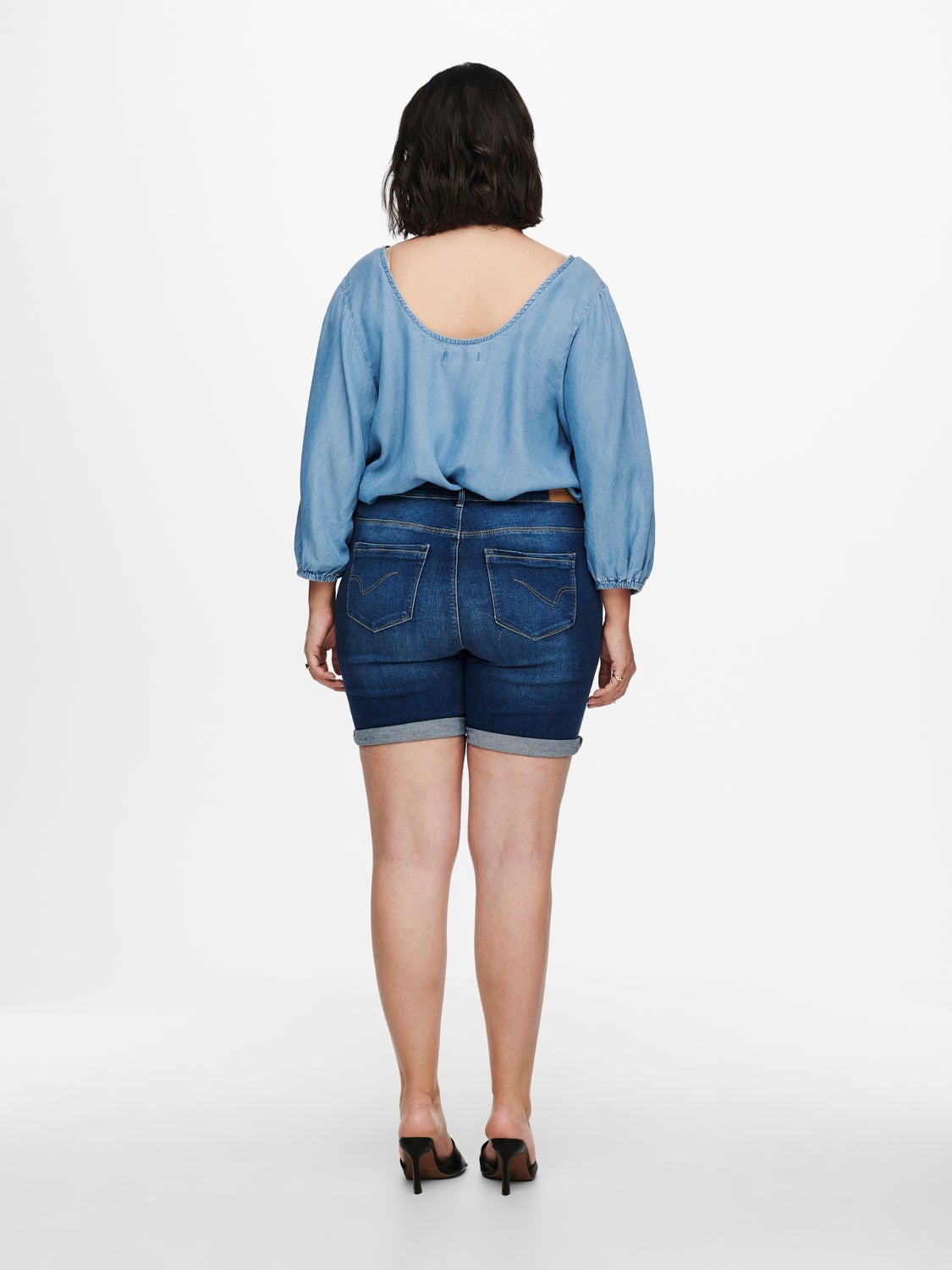 Curvy Carlaola life hw Denim shorts