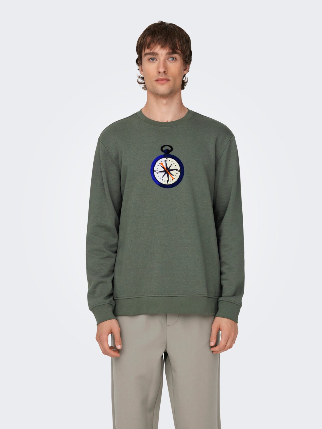 O-neck sweatshirt