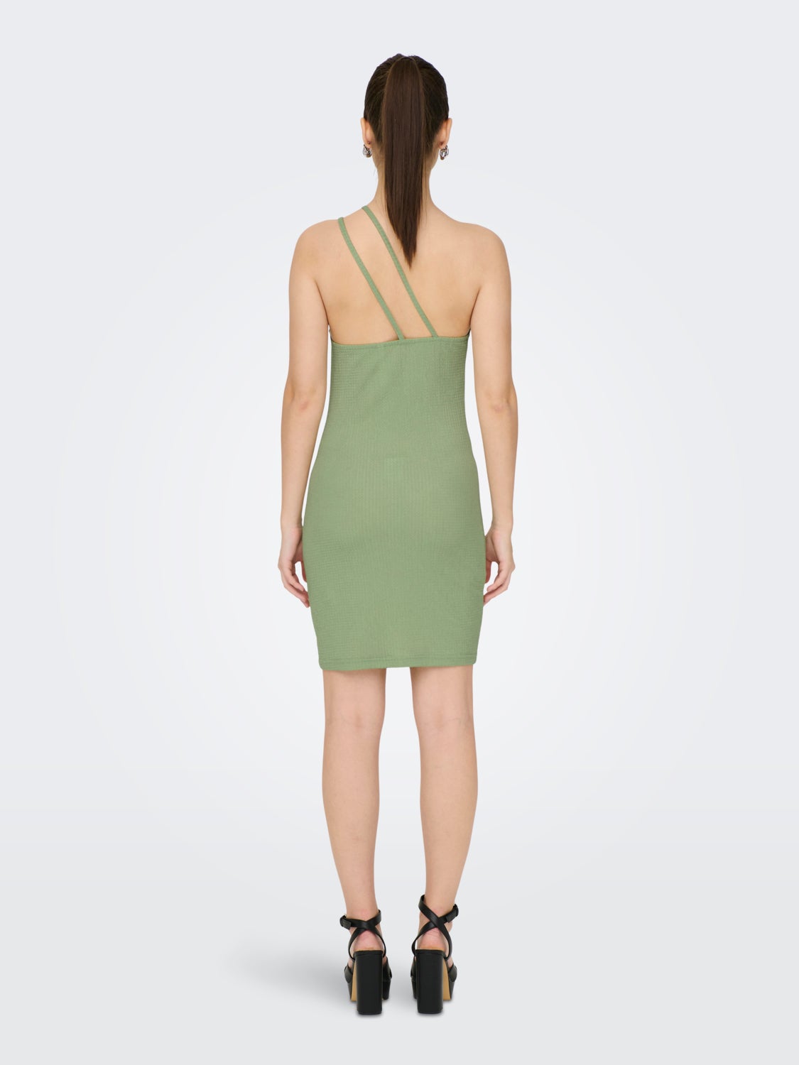 Slim Fit One Shoulder Long dress