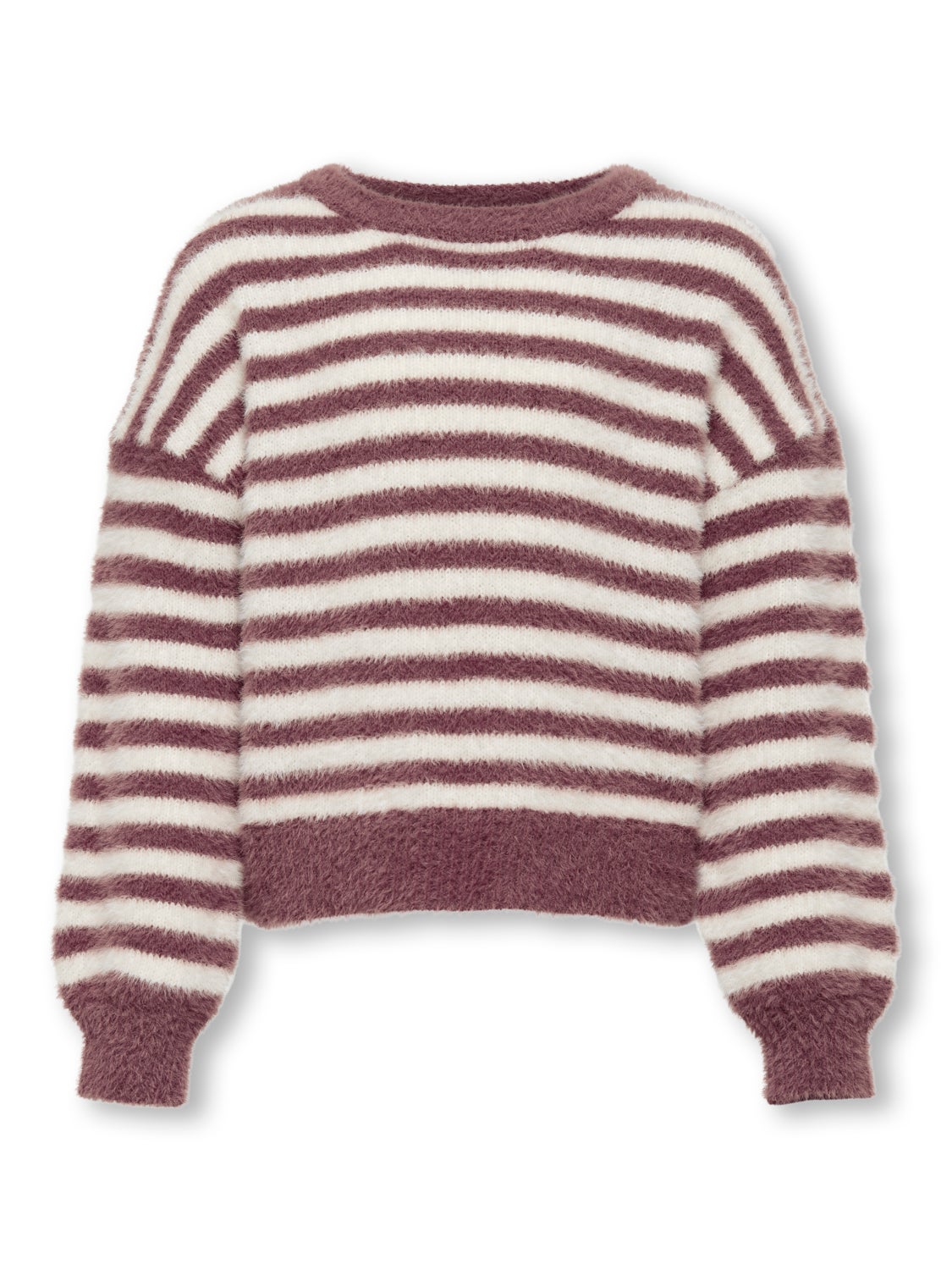 O-neck knitted pullover