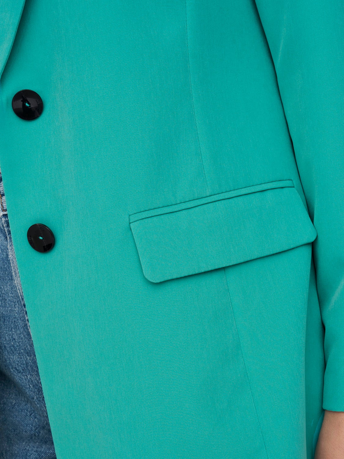 Long Line Fit Reverse Blazer