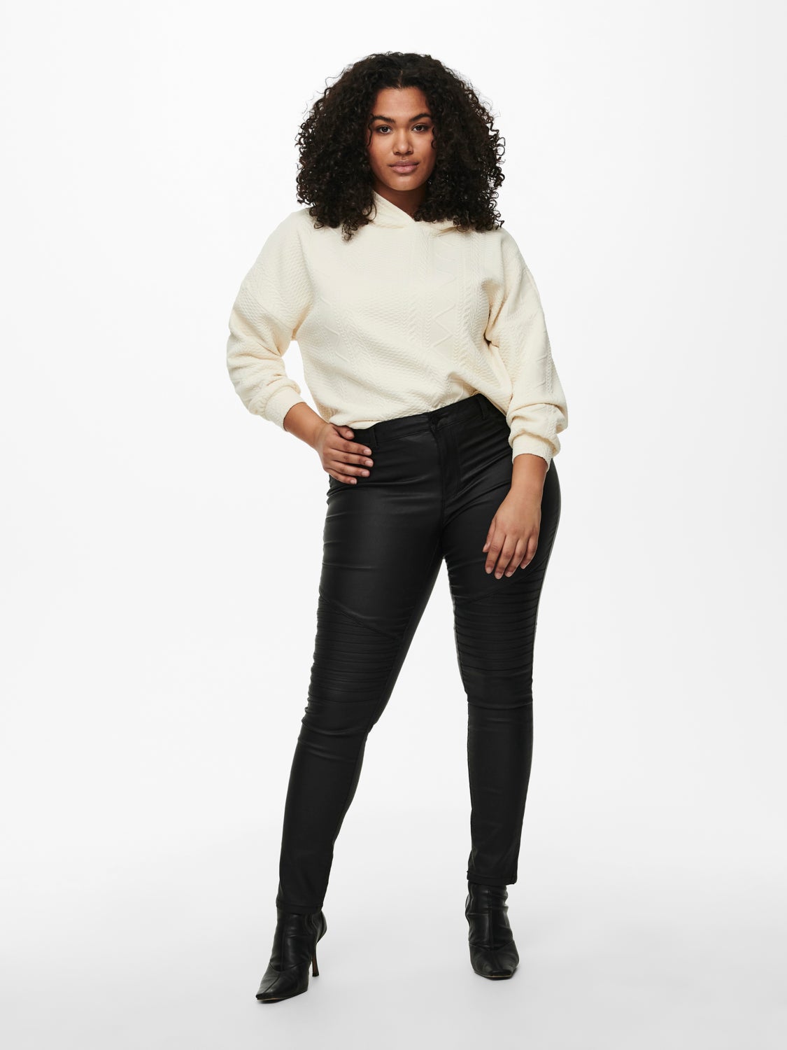 Curvy CARpunk reg biker coated ONLTisha reg ankle