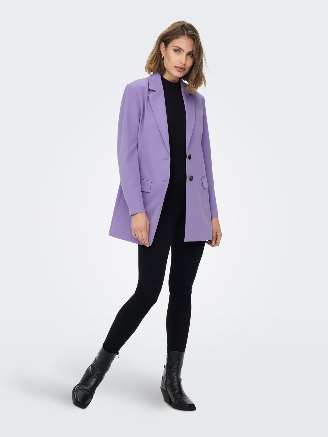 Long Line Fit Reverse Blazer