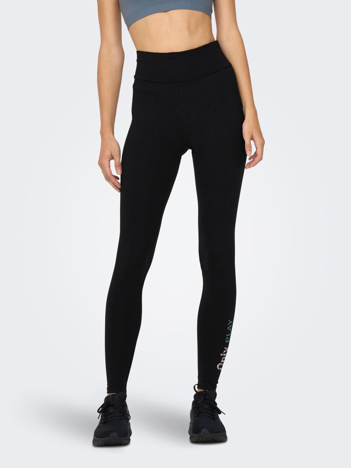 Sports tights with high waist