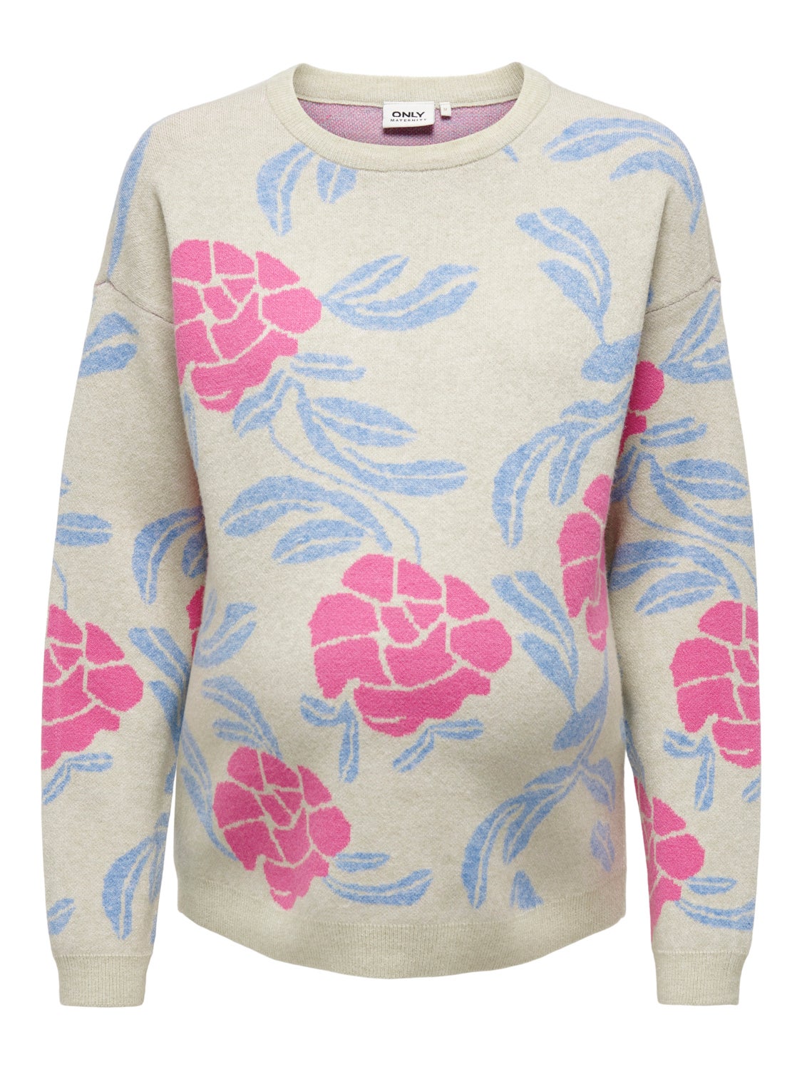 Mama patterned Knitted Pullover