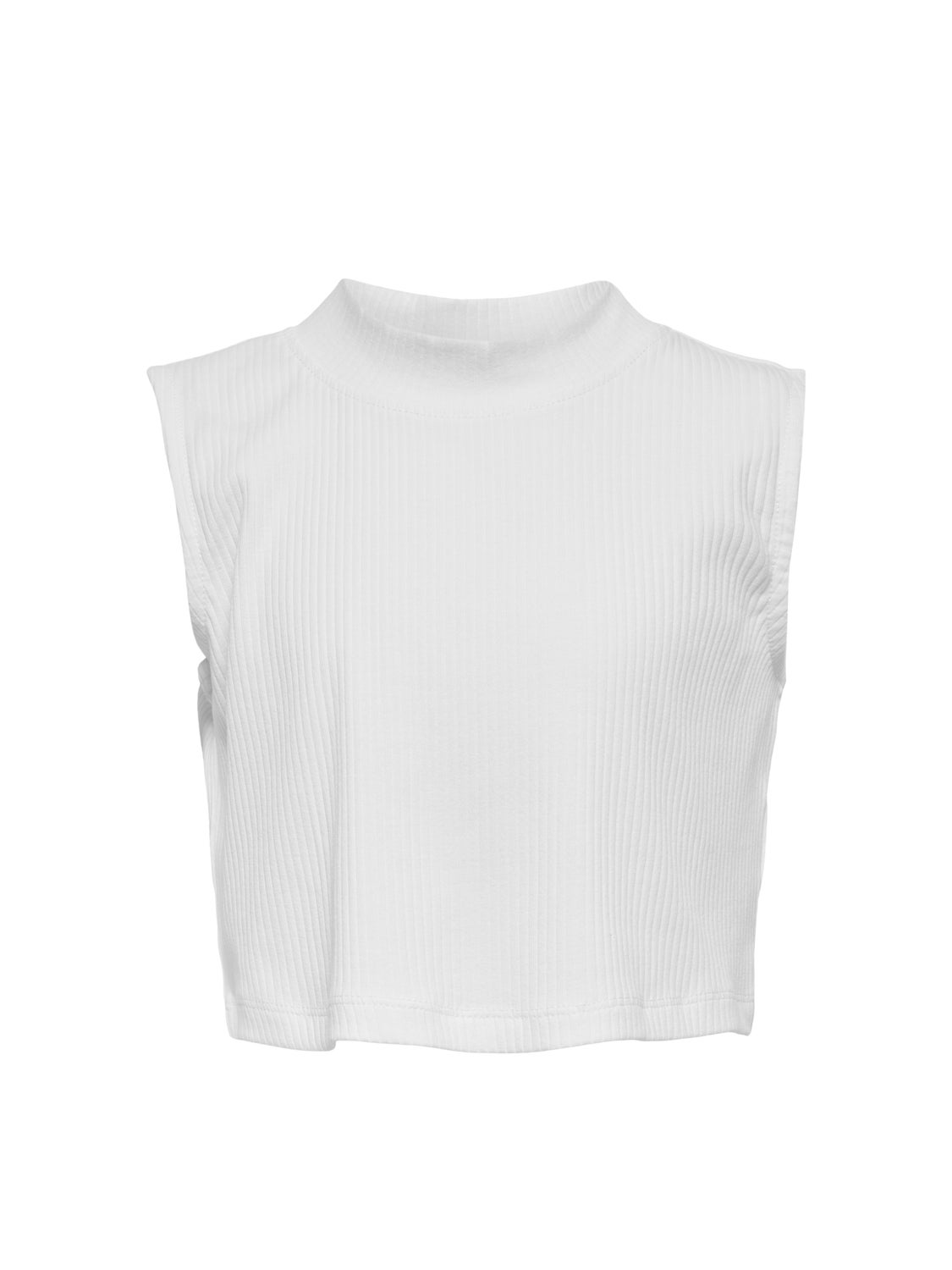 Cropped High Neck Top