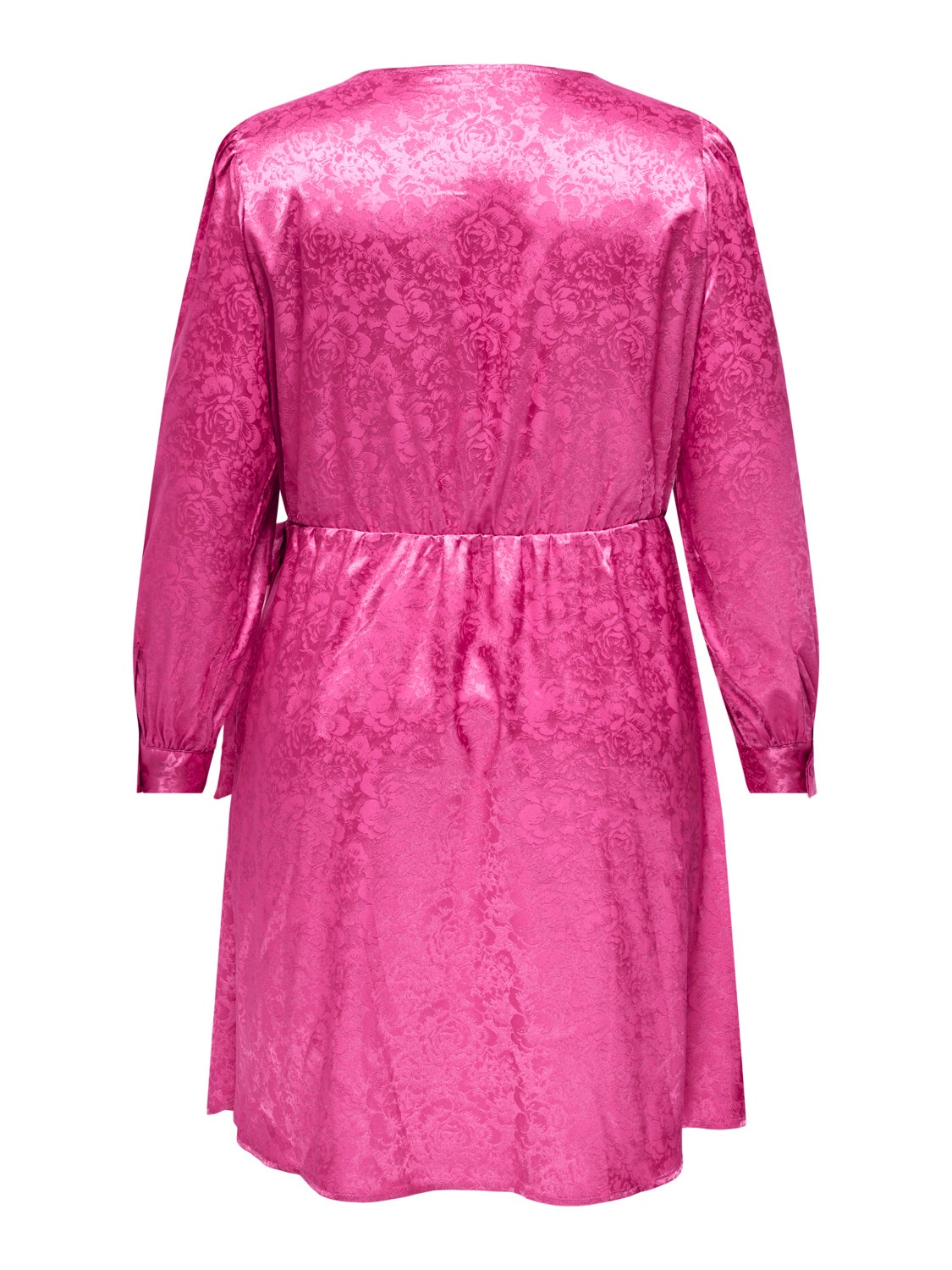 Curvy v-neck wrap dress