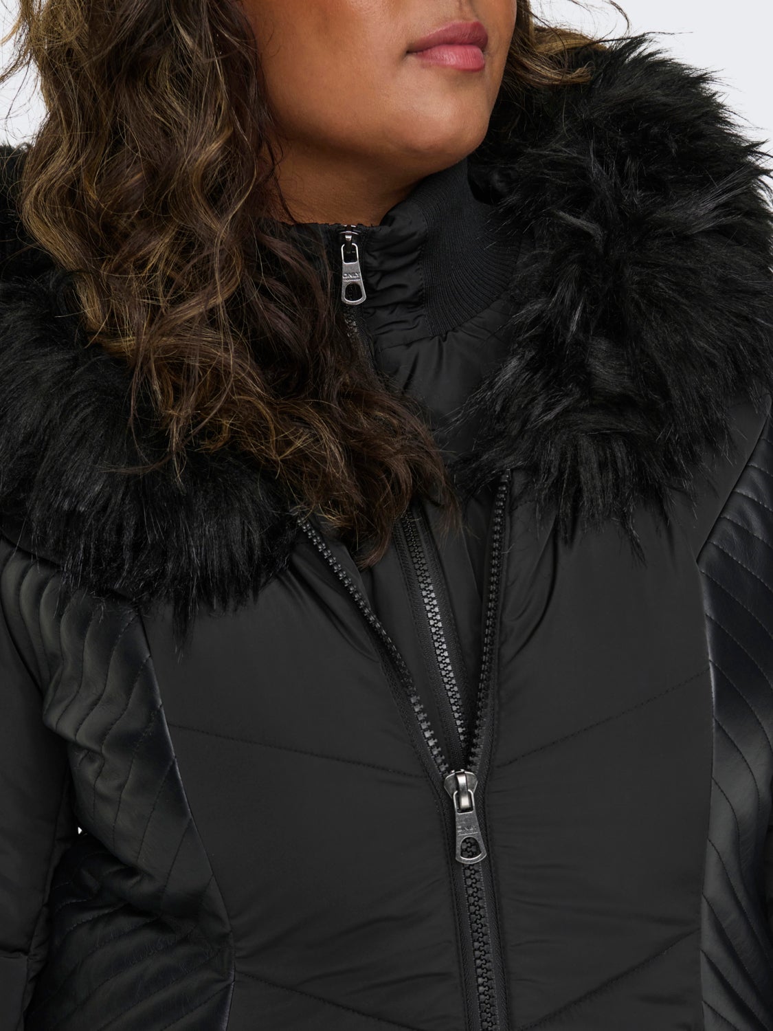 Curvy quiltet jacket