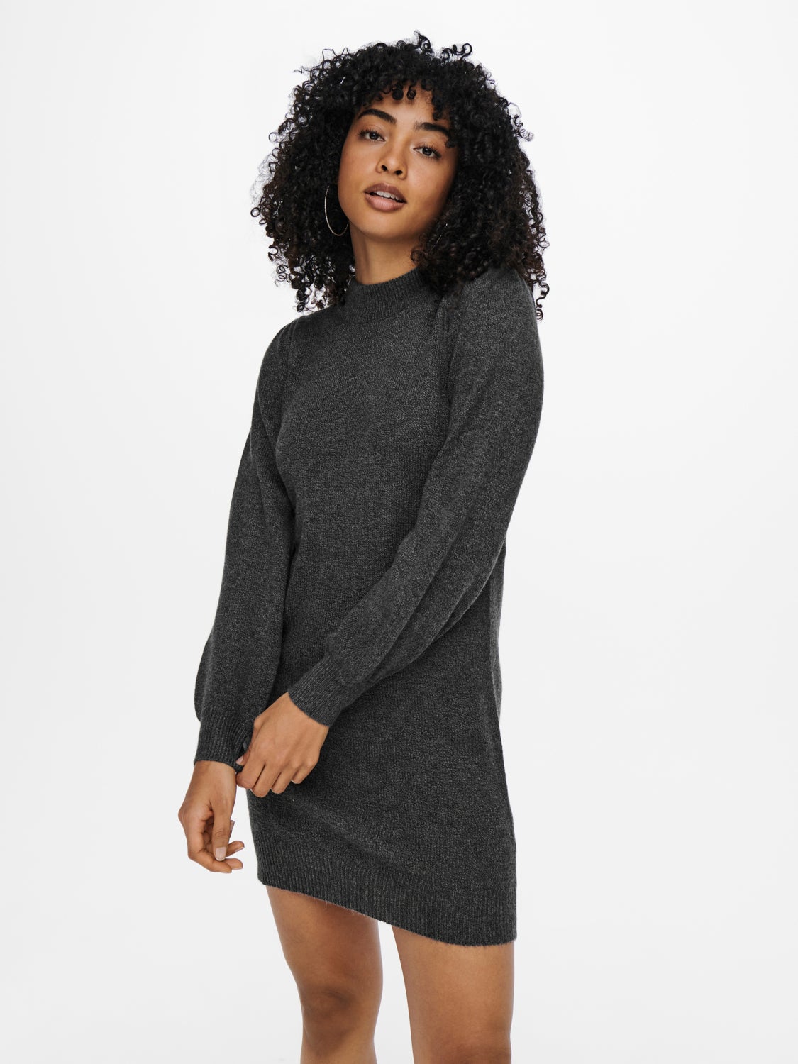 High neck Knitted Dress