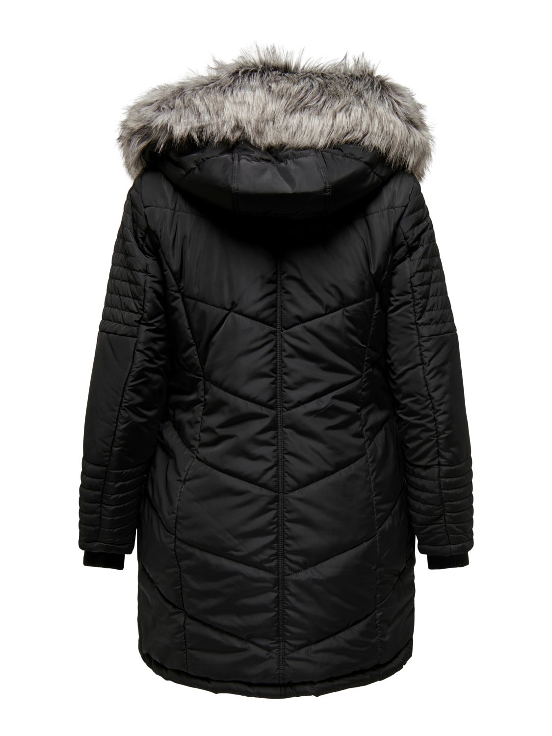 Curvy quilted coat