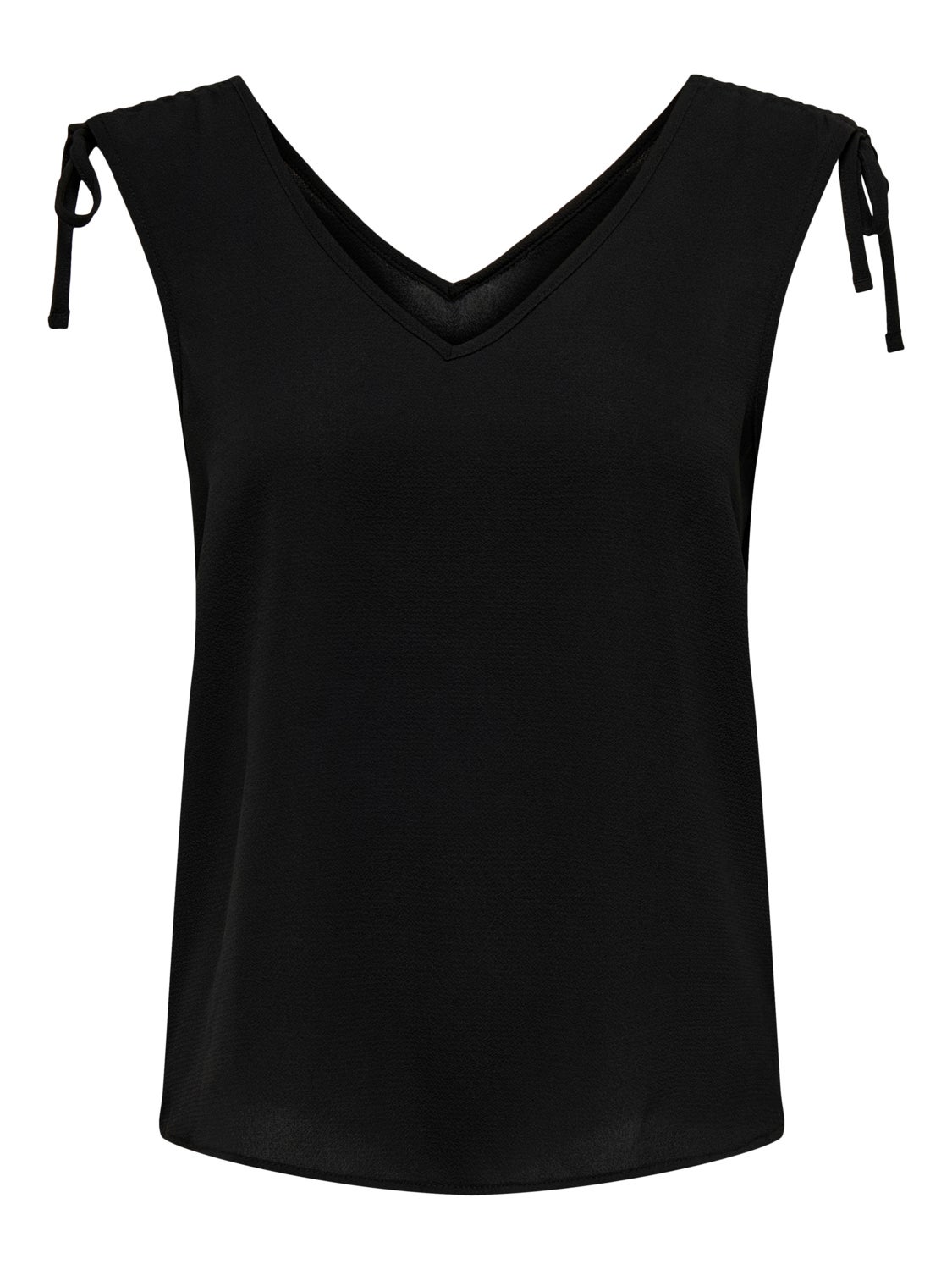 V-Neck Top With Strap Details