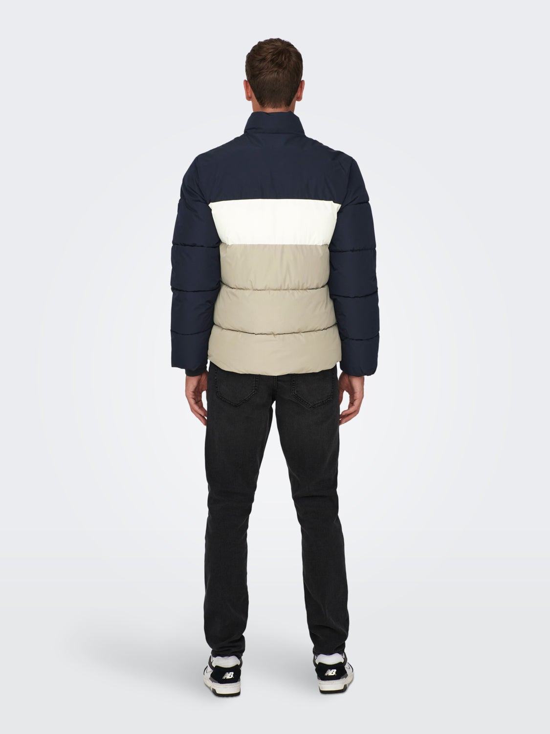 Quilted High Neck Jacket