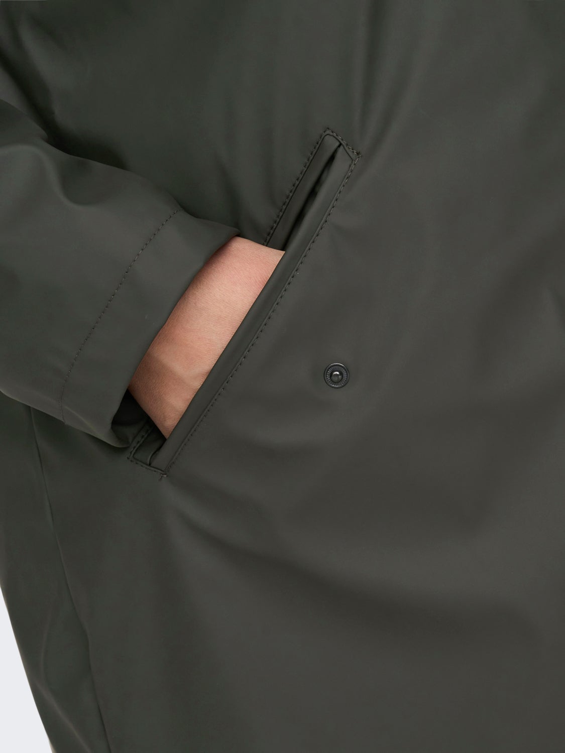 Curvy padded Rain jacket