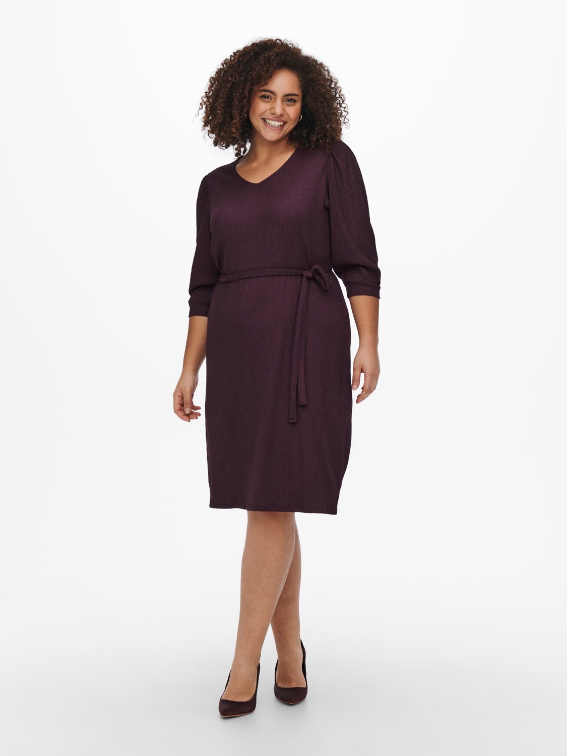 Curvy v-neck Dress