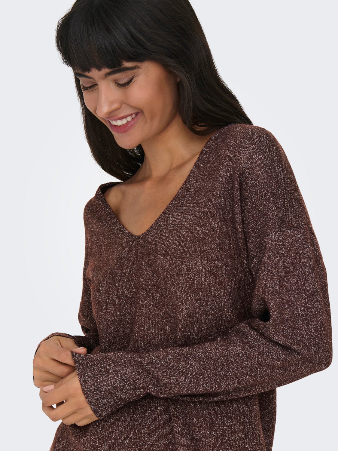 V-neck Knitted Pullover