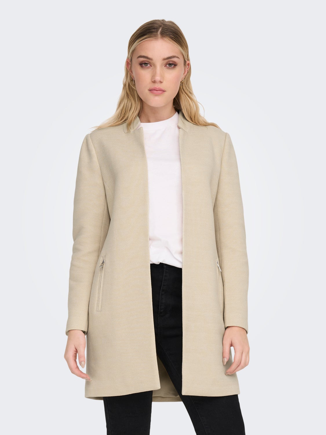 Coatigan With Zip Pockets