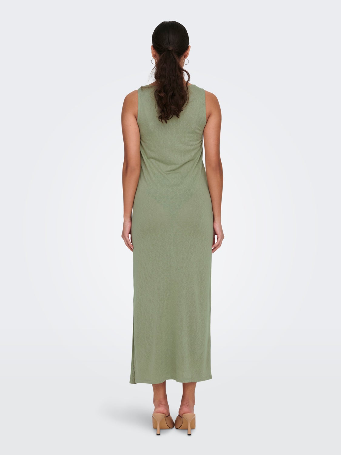 O-Neck Maxi Dress