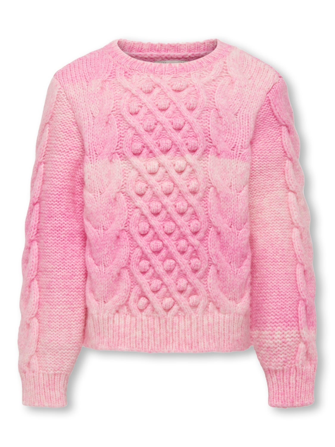 o-neck knitted pullover