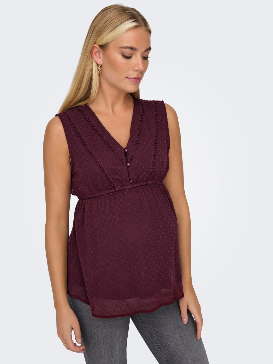 Mama sleeveless Top