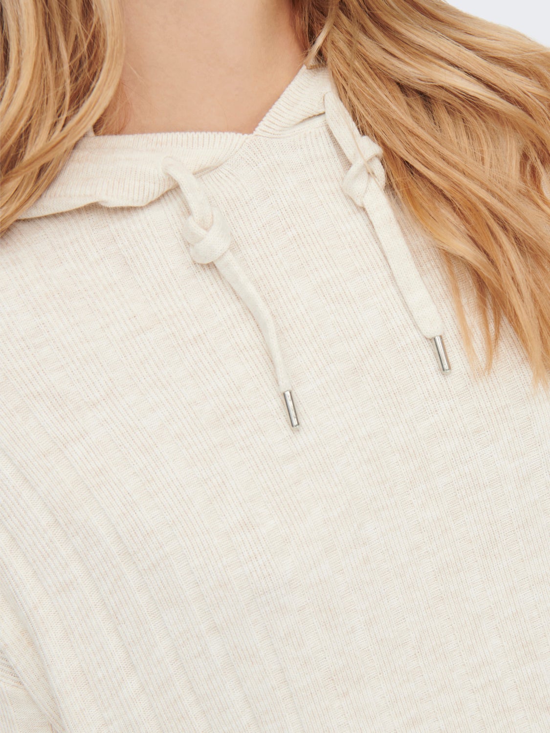 Knitted hoodie dress