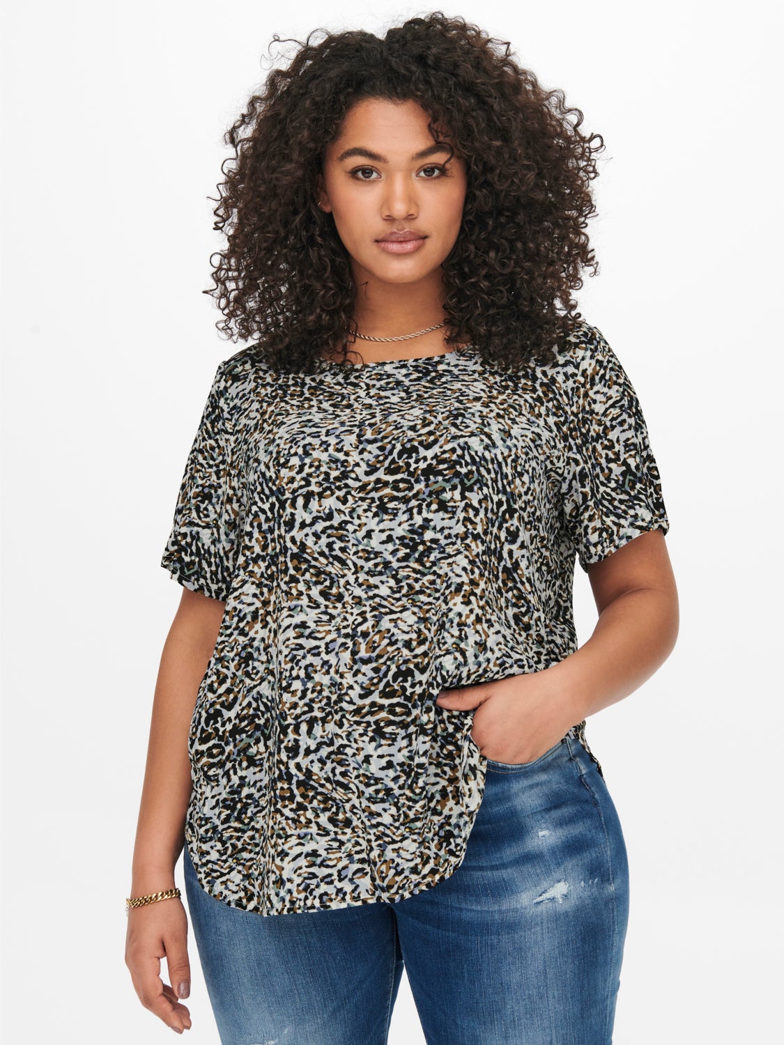 Curvy short sleeve Top