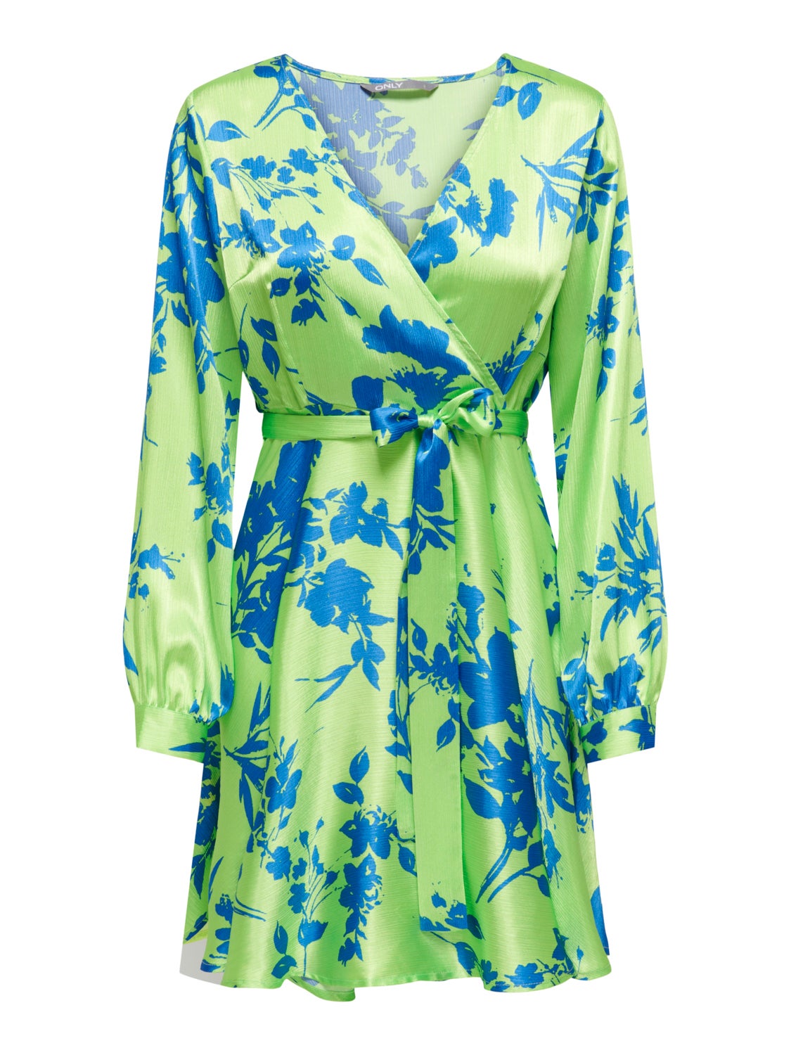 mini Long Sleeved Wrap Dress