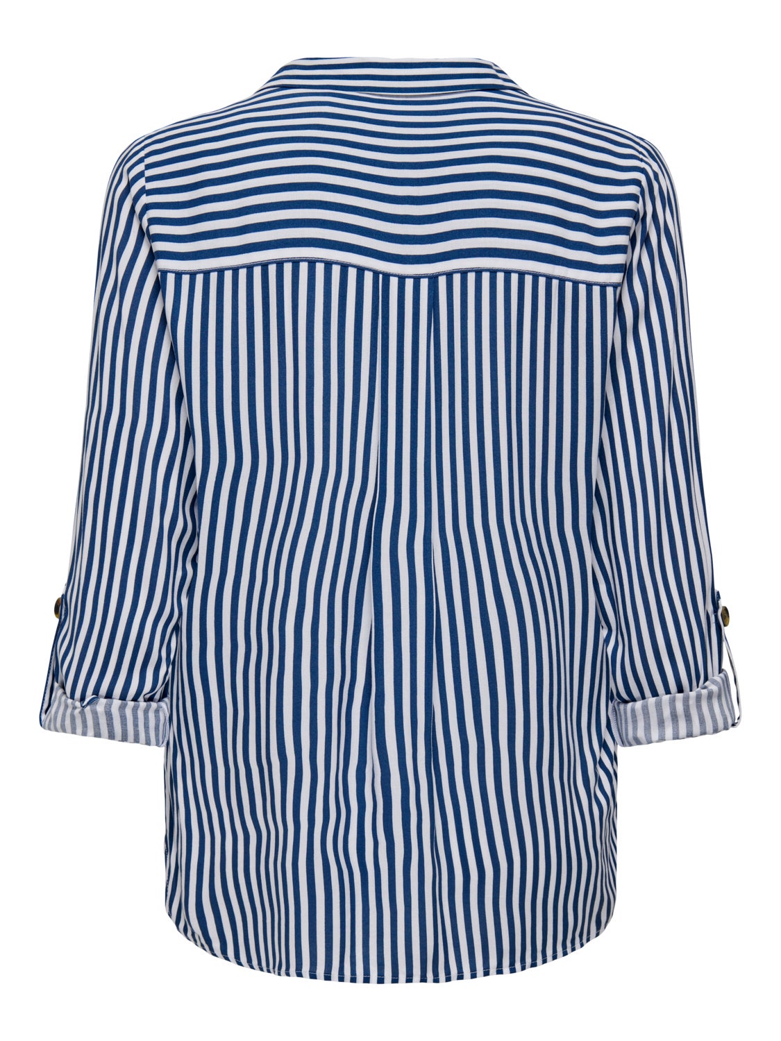 Shirt with rolled rolled up sleeves