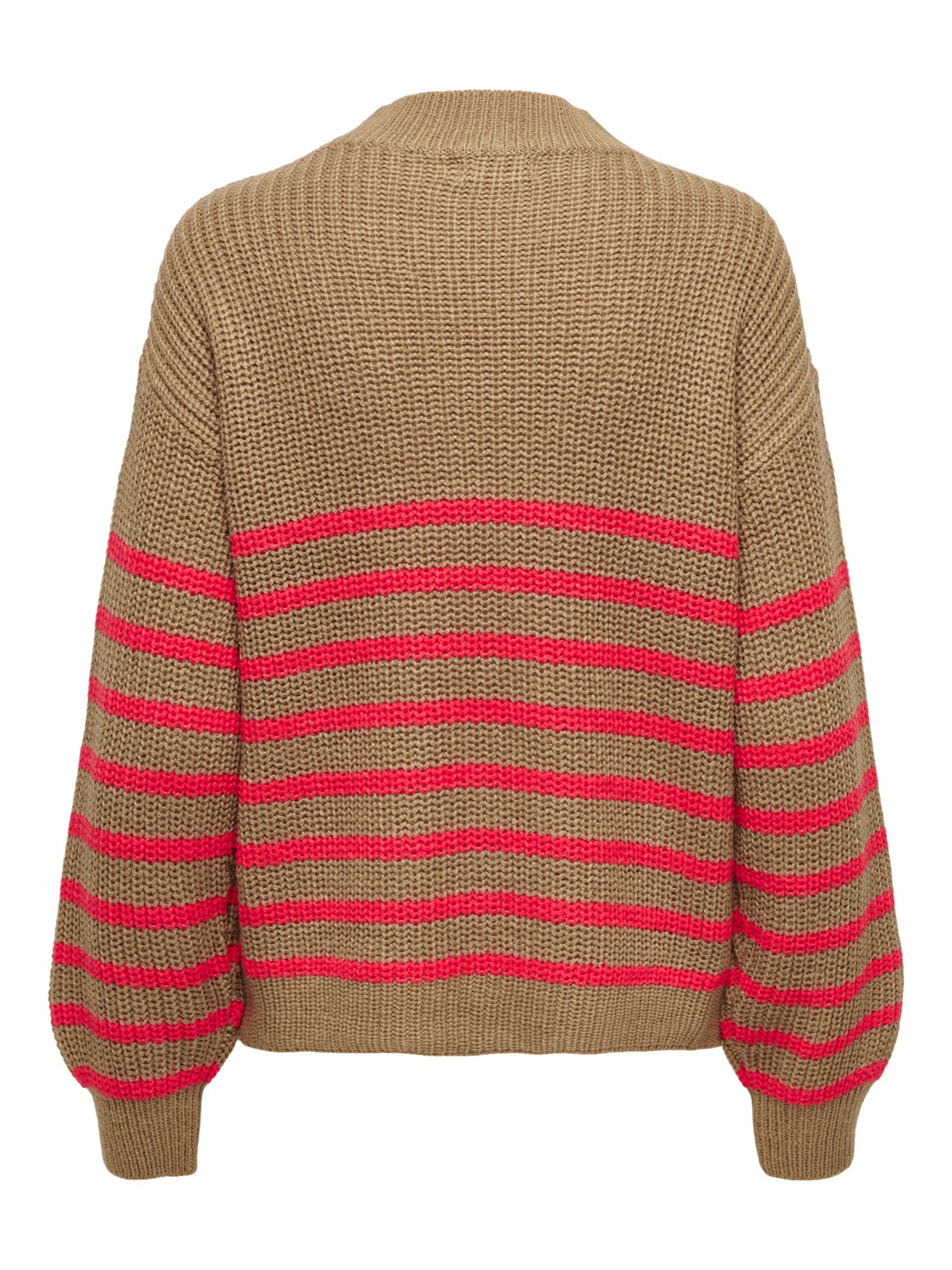 Striped knitted pullover