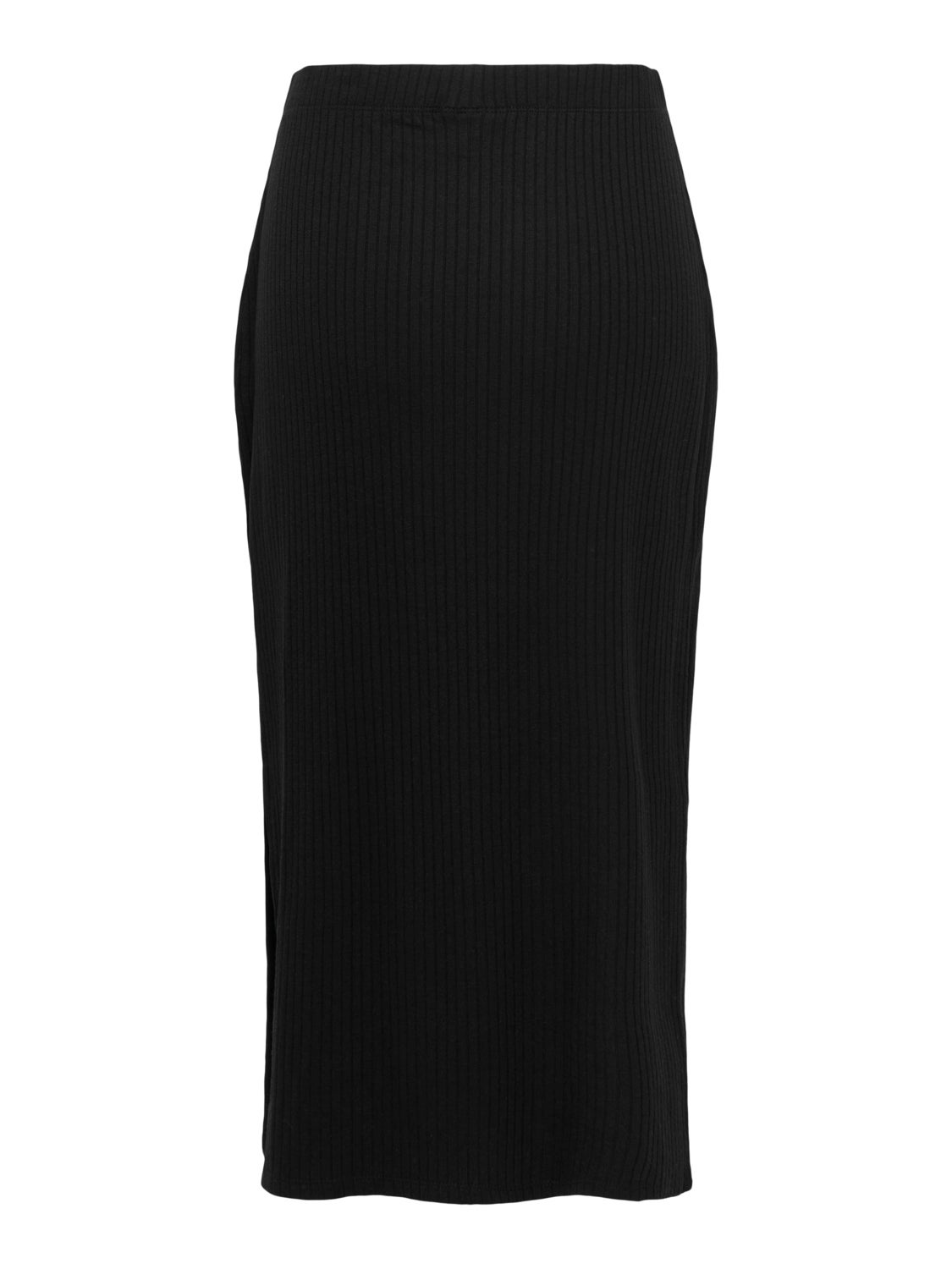 midi skirt with slit